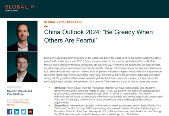 GlobalX – China Outlook, 2024 