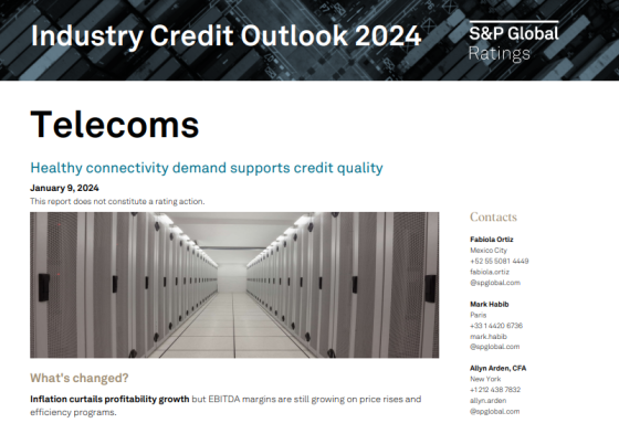 S&P Global – Telecoms Credit Outlook, 2024 