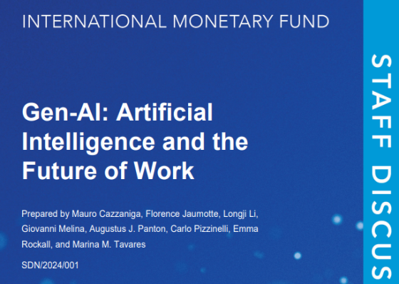 IMF – AI and the Future of Work 