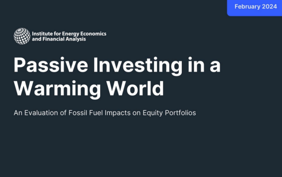 IEEFA – Passive Investing in a Warming World, February 2024 