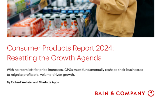 Bain – Consumer Products Report, 2024 
