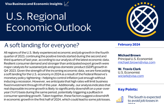 Visa – US Regional Economic Outlook, 4Q 2023 