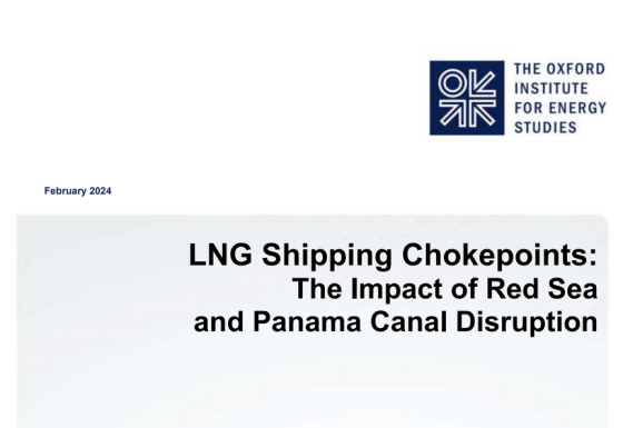 Oxford – LNG Shipping Chokepoints 