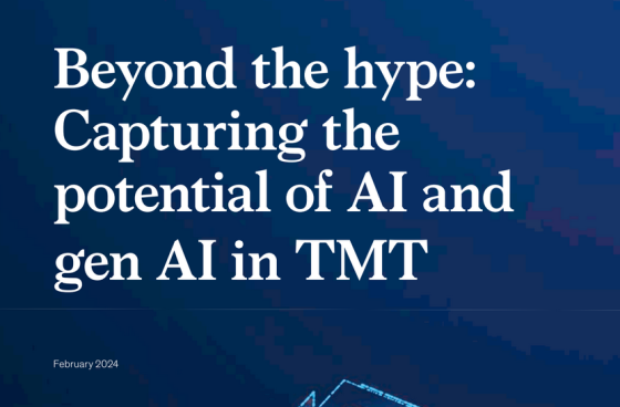 McKinsey – AI in TMT Industry 