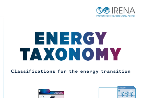 IRENA – Energy taxonomy, 2024 