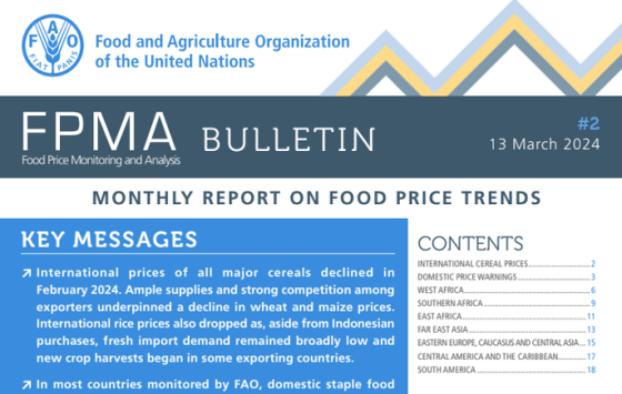 FAO – Monthly Report On Food Price Trends, Mar 2024 