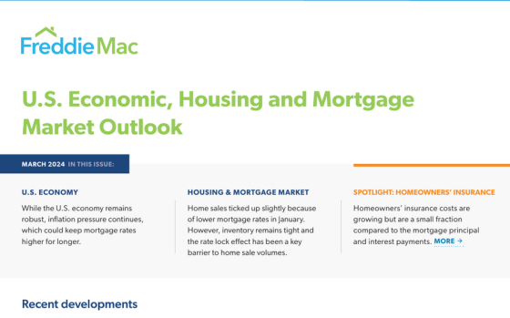 Freddie Mac – US Housing Outlook, Mar 2024 
