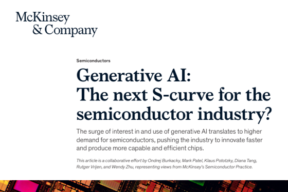 McKinsey – Generative AI: the next S-curve for the semiconductor industry 
