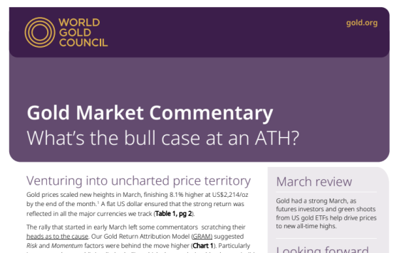 WGC – Gold Market Commentary, Mar 2024 