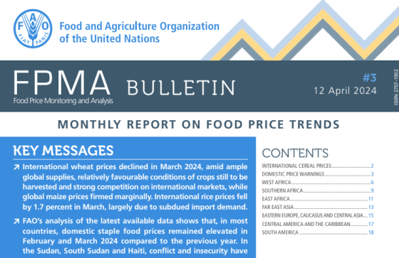 FAO – Monthly Report on Food Price Trends, Apr 2024 