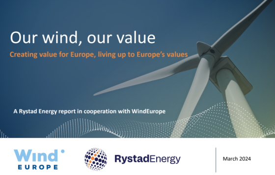 WindEurope – Our Wind Our Value 
