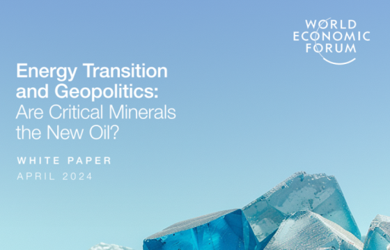 WEF – Energy Transition and Geopolitics, 2024 