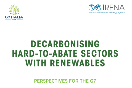 IRENA – Decarbonising hard-to-abate sectors 2024 