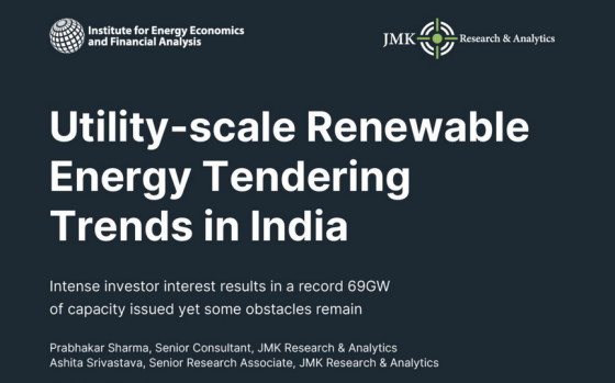 IEEFA – Utility-scale Renewable Energy Tendering Trends in India, May 
