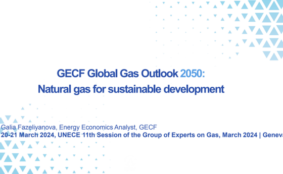 GECF – Global Gas Outlook, 2050 