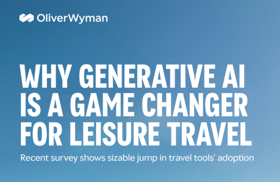 OliverWyman – Generative AI impact on leisure and travel report 