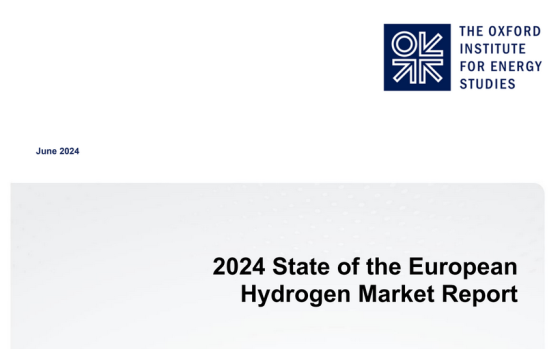 Oxford – State of the European Hydrogen Market Report, 2024 