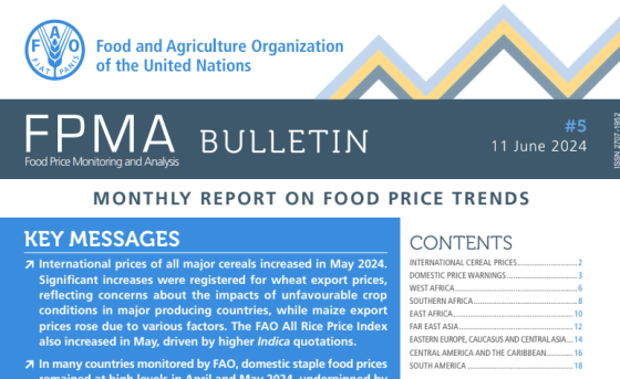 FAO – Monthly Report on Food Prices, June 2024 