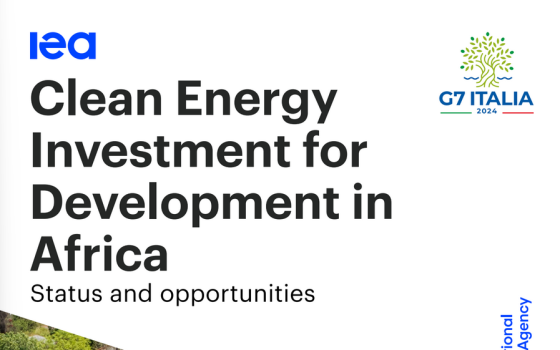 IEA – Clean Energy Investment for Development in Africa 