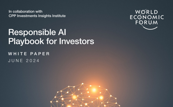 WEF – Responsible AI Playbook for Investors, 2024 