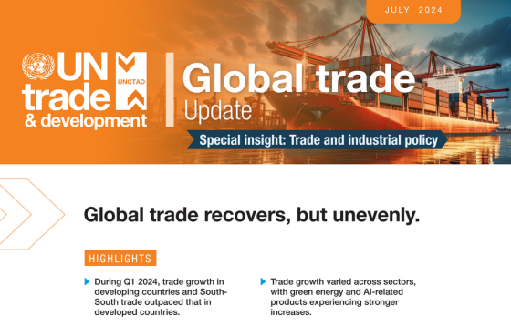 UNCTAD – Global Trade Update, July 2024 