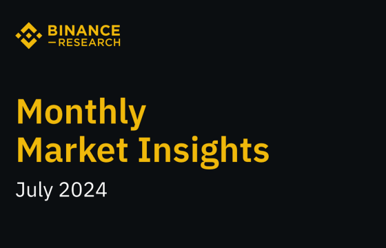 Binance – Monthly Market Insights, July 2024 