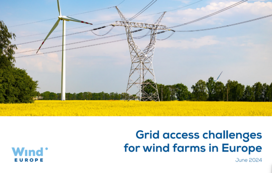 WindEurope – Grid Access Challenges for wind farms in Europe 