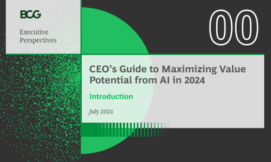 BCG – CEO's Guide AI, 2024 