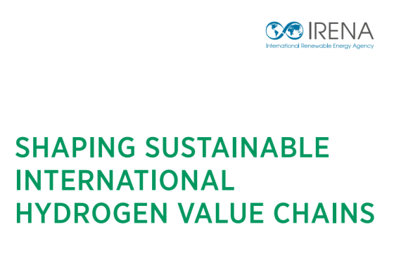 IRENA – Shaping Sustainable Hydrogen Value Chains, 2024 