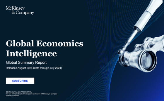 McKinsey – Global Economics Intelligence, Aug 2024 