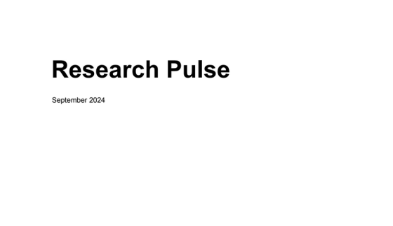 CRISIL – Research Pulse, Sep 2024 