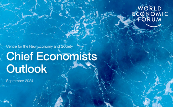 WEF – Chief Economists Outlook, Sep 2024 