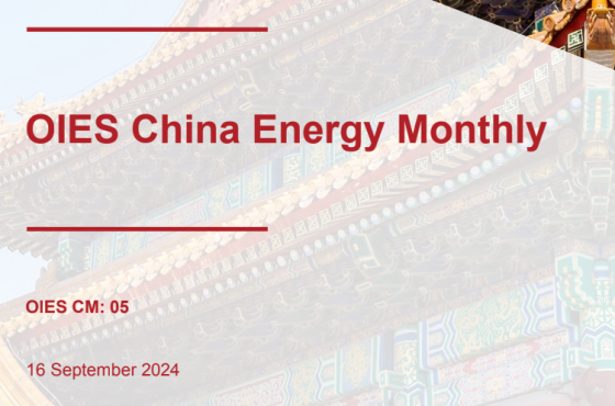 OIES – China Energy Monthly, Sep 2024 