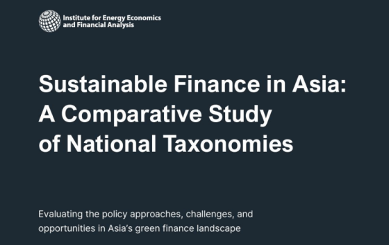 IEEFA – Sustainable Finance in Asia: A Comparative Study of National 