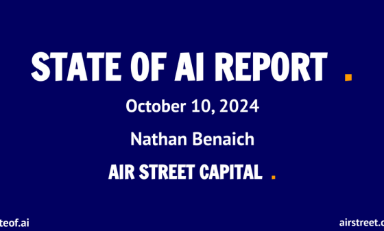 Air Street Capital – State of AI Report, Oct 2024 