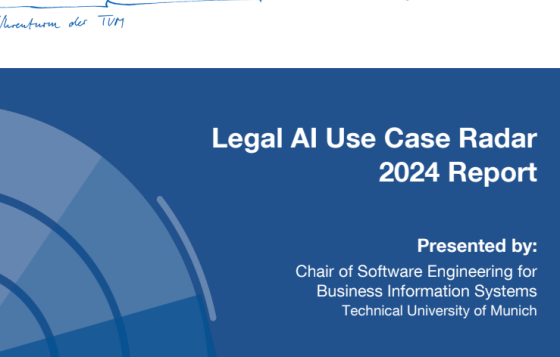 Sebis – Legal AI Use Case Radar, 2024 