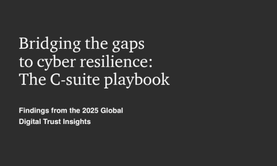 PWC – Bridging the Gaps to Cyber Resilience 