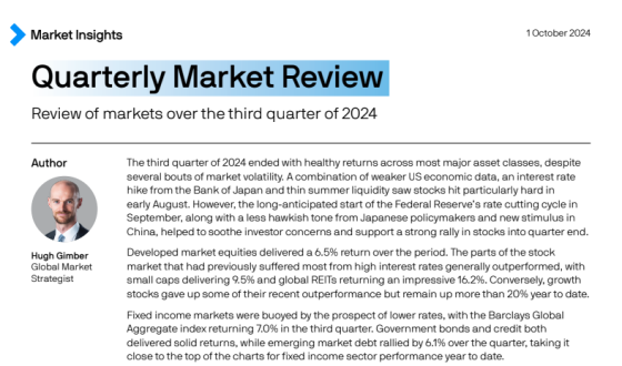 J.P. Morgan – Review of Markets Over the Third Quarter of 2024 