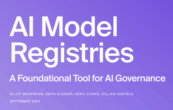 Convergence Analysis – AI Model Registries, Sep 2024 