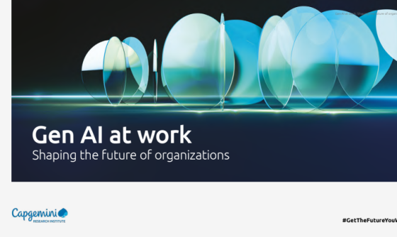 Capgemini – GenAI at Work: Shaping the Future of Organizations, Oct 2024 