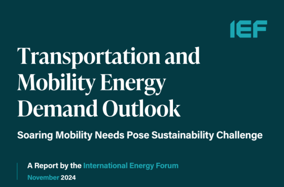 International Energy Forum – Transportation and Mobility Energy Demand Outlook 