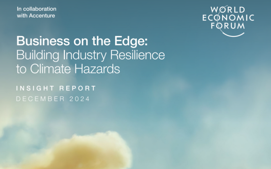 WEF – Business on the Edge: Building Industry Resilience to Climate Change 