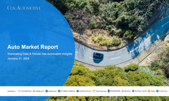 Cox Automotive – Auto Market Report, Jan 2025 