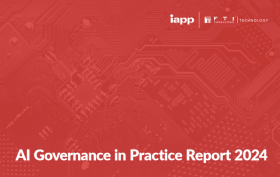 IAPP, FTI Consulting – AI Governance in Practice Report, 2024 