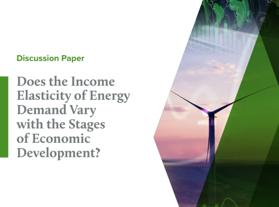 Kapsarc – Does the Income Elasticity of Energy Demand Vary with the 