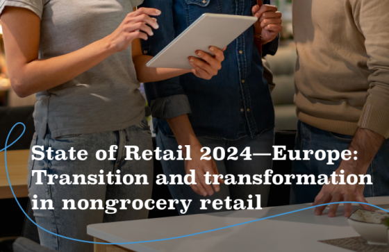 McKinsey & Company – State of Retail 2024, Europe Transition and Transformation 