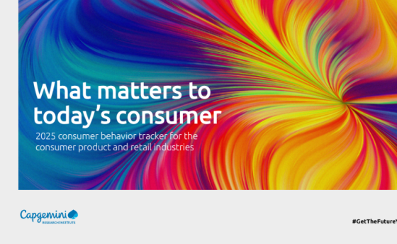 Capgemini – What Matters to Today’s Consumer 