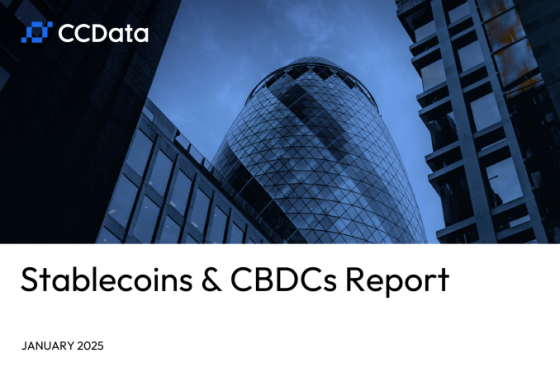 CCData – Stablecoins and CBDCs, Jan 2025 