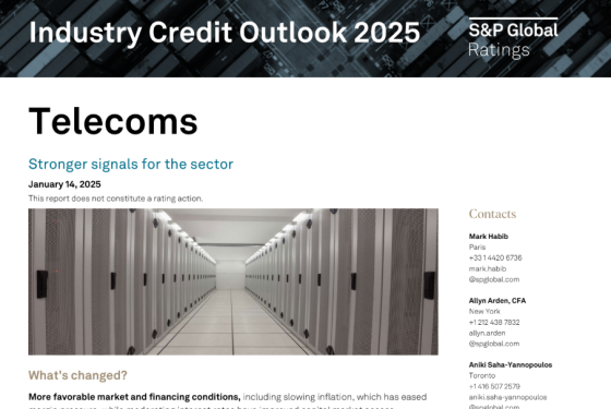 S&P Global – Telecoms Credit Outlook, 2025 