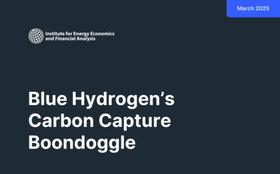 IEEFA – Blue Hydrogen’s Carbon Capture Boondoggle, Mar 2025 